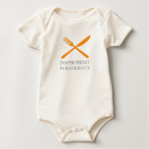 Inappropriate in Restaurants t-shirts by ThePeaandThePoo Inappropriate in Restaurants t-shirts