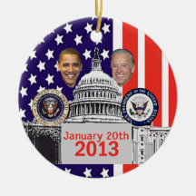 Inaugural 2013 christmas ornaments