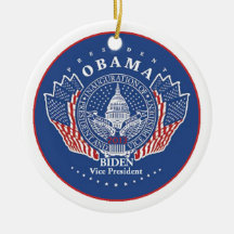 Inaugural 2013 christmas tree ornament