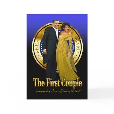 Inaugural Ball - The First Couple Greeting Card by thebarackspot