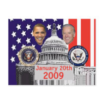 INAUGURAL Jugate Postcard by samappleby INAUGURAL Jugate Postcard