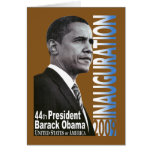Inauguration 2009 (brown) greeting card