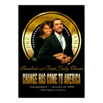 Inauguration - Change Poster posters