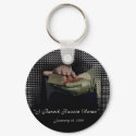 INAUGURATION DAY: BARACK HUSSEIN OBAMA keychains