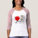 Ladies 3/4 Sleeve Raglan (Fitted)