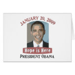 Inauguration Obama Merchandise Greeting Card