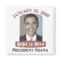 Inauguration Obama Merchandise magnets