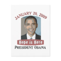 Inauguration Obama Merchandise postcards