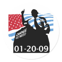 Inauguration Obama Stickers