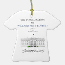 Inauguration of Mitt Romney 2013 Christmas Ornaments