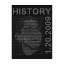 inauguration speech with embeded image postcards