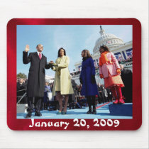 Inauguration Swearing In mousepads