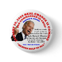 INAUGURATION, WORLD WILL TEST OBAMA buttons