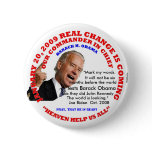 INAUGURATION, WORLD WILL TEST OBAMA buttons