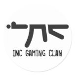 INC AK47 Black Sticker
