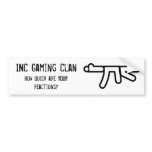 INC AK-47 Bumper Sticker