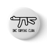 INC AK-47 Button Badge