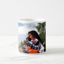 Inca family - Titicaca lake, Peru Mugs