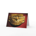 Inca gold mask, Lima, Peru cards by lshickzazzle Inca gold mask, Lima, Peru cards