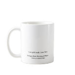 Inca gold mask, Lima, Peru mugs