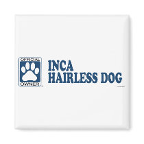 Inca Hairless Dog Blue magnets