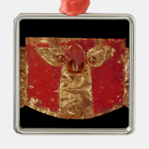Inca mask christmas ornament