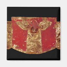 Inca mask refrigerator magnet