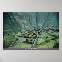 Inca ruins, Pisac, Peru Posters