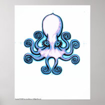 Incandescent Octopus Poster
