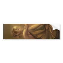 faery, fantasy, butterfly, digital, art, Bumper Sticker with custom graphic design