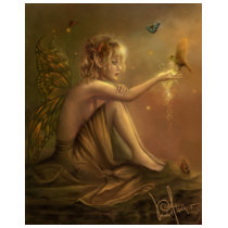 faery, fantasy, butterfly, digital, art, Shirt with custom graphic design