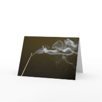 Incense Burning cards by DevaRay Incense Burning cards