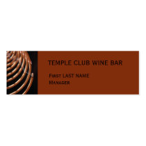 Incense Coil brown small Business Card business cards