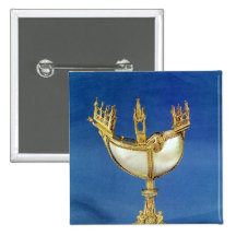 Incense holder in the shape of a boat pinback buttons