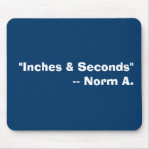 Inches & Seconds mousepads