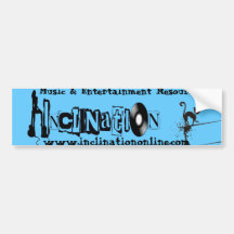 INCLINATION BUMPER ART TWIBLUE BUMPER STICKER