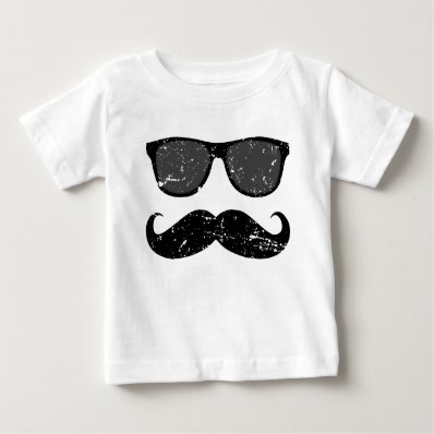 incognito - funny mustache and cool shades shirt