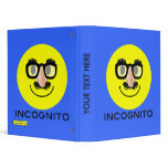 'incognito' SMILEY FACE BINDER