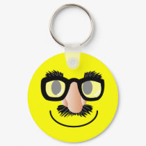 'incognito' SMILEY FACE KEYCHAIN by just_saying 'incognito' SMILEY FACE KEYCHAIN