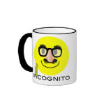 'incognito' SMILEY FACE MUG