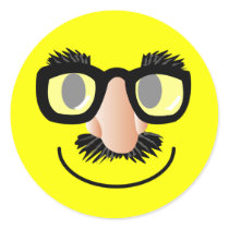 'incognito' SMILEY FACE STICKERS