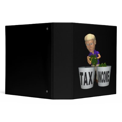 Income Tax Vinyl Binders Zazzle_binder