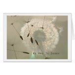 Incoming goods of acres so sorry greeting card
