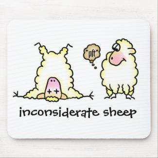 Inconsiderate Sheep Mousepad mousepad