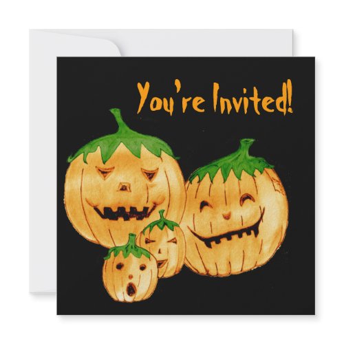 Incorrigible Pumpkins Invites invitation