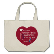 Increase Pulmonary Fibrosis Awareness Bag bags