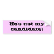 Indecision 2008 bumper stickers