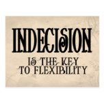 Indecision Post Card