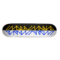 Indefinable Juxtaposed Black/White skateboards