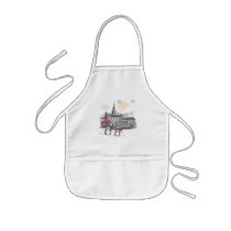 Indenpendence Day Penguins Apron